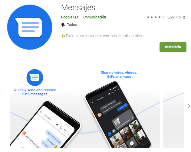 messages android realidad aumentada