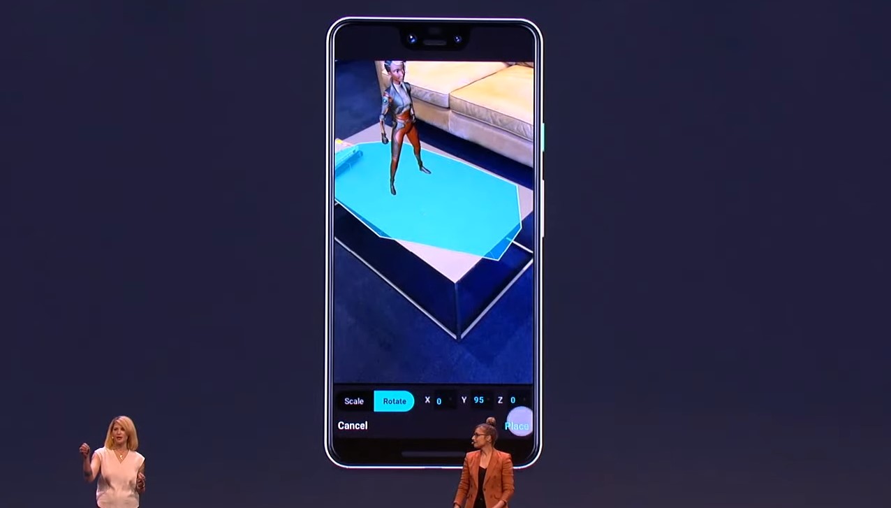 Unity MARS preview smartphone