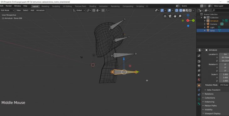 blender 3d bones rigging