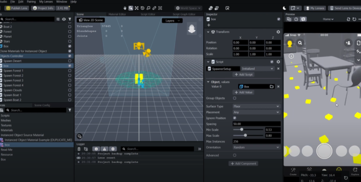 Lens Studio con LiDAR