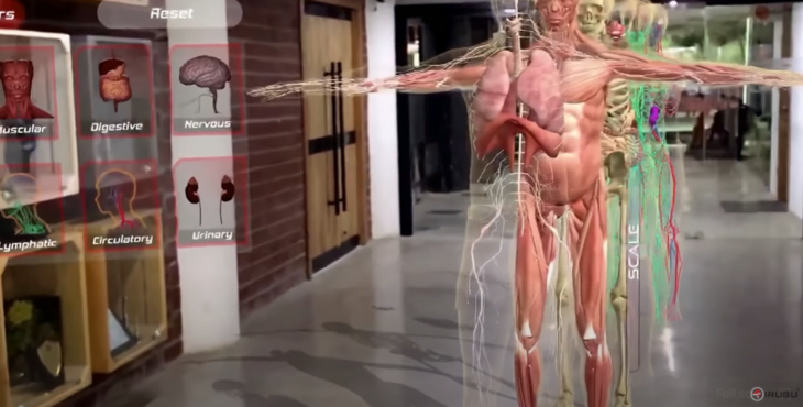 Human Anatomy top 5 de aplicaciones educativas de realidad aumentada