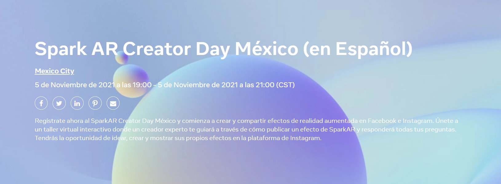 spark ar facebook mexico
