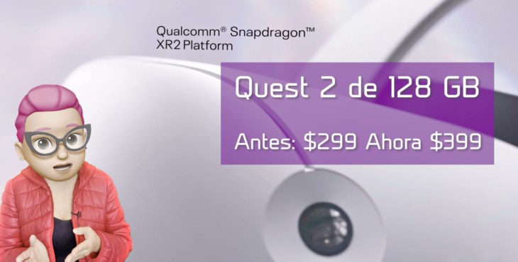 Quest 2 sube de precio.
