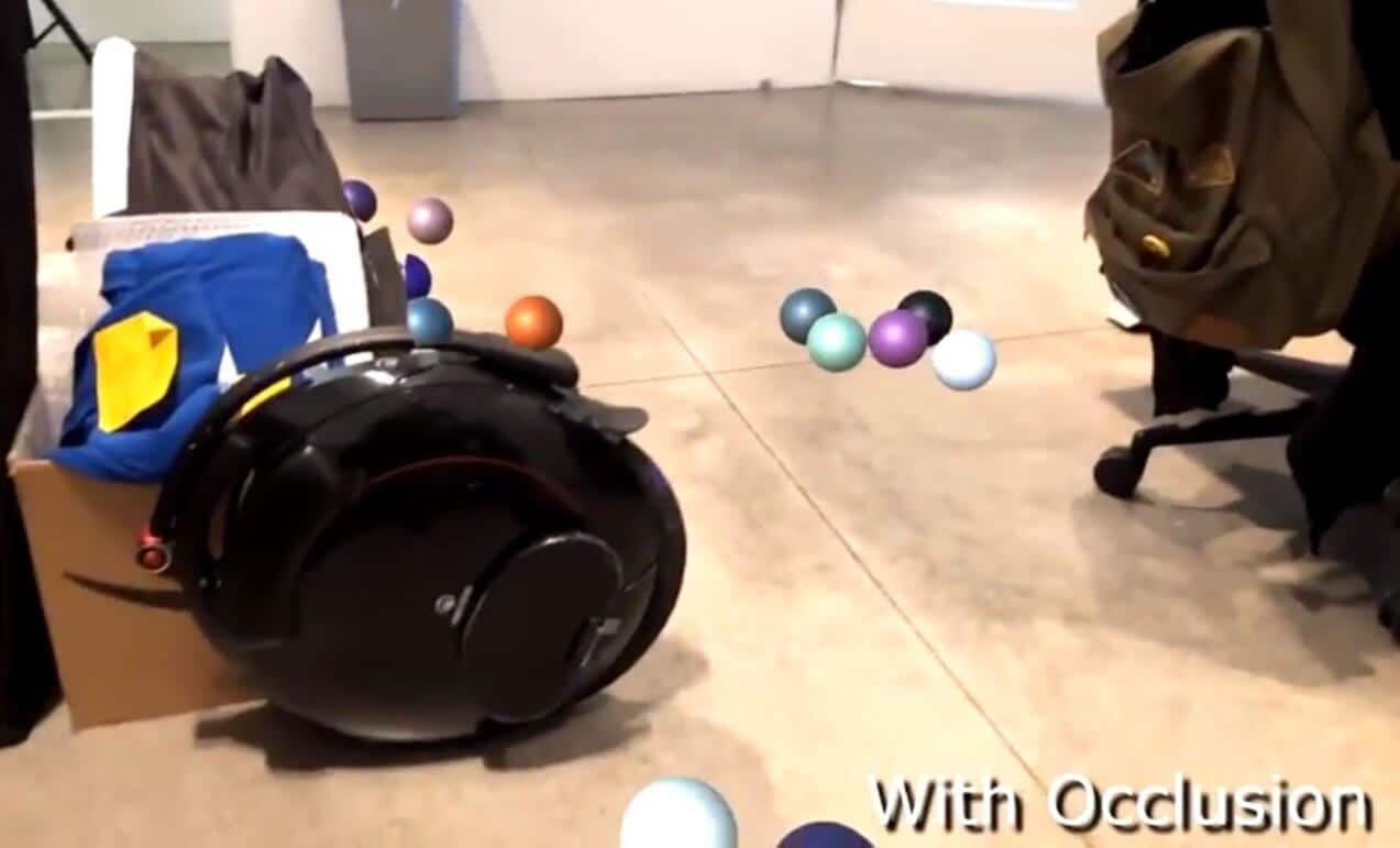 oclusion realidad aumentada