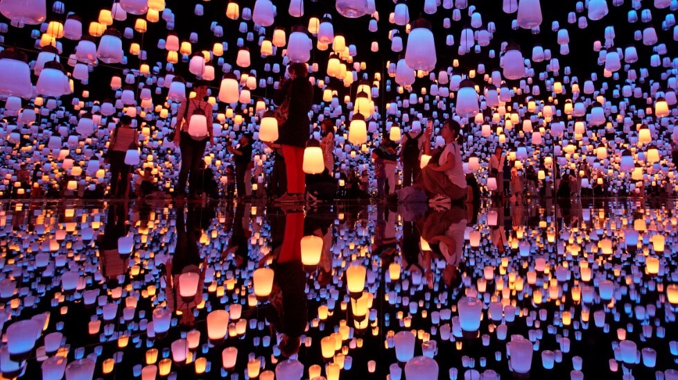 Espectacular museo de arte digital en Tokio