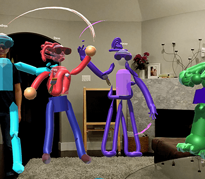 Spatiate, app multi-usuario del mirror world