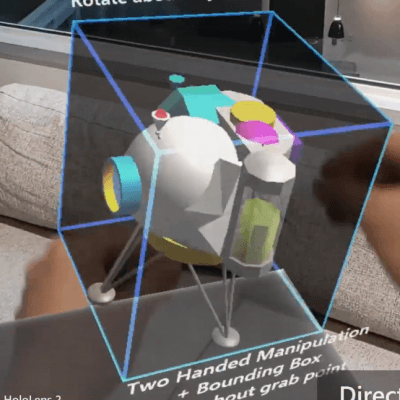 HoloLens 2: Interacción de las manos