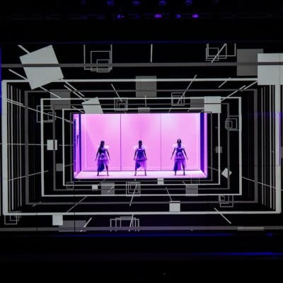 Perfume Jpop mostró Mapping y Realidad Aumentada