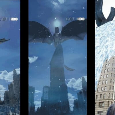 Snapchat: Dragón de Westeros aparece en New York
