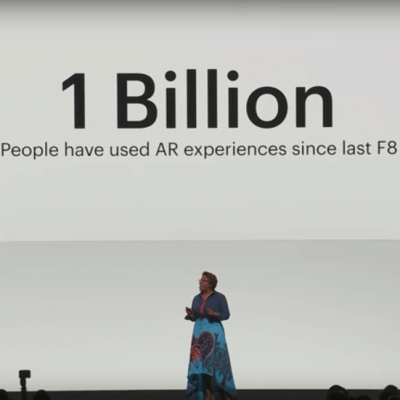 1 billón de experiencias de realidad aumentada generadas