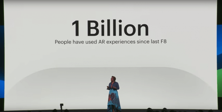 1 billon de experiencias de realidad aumentada