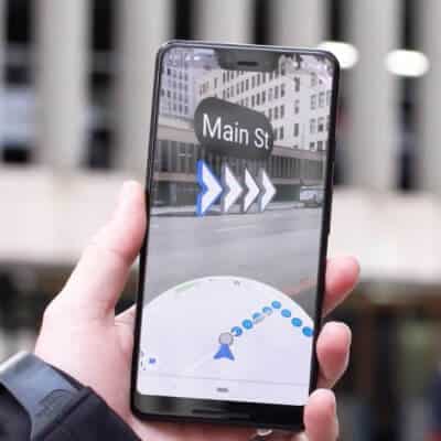 google maps AR