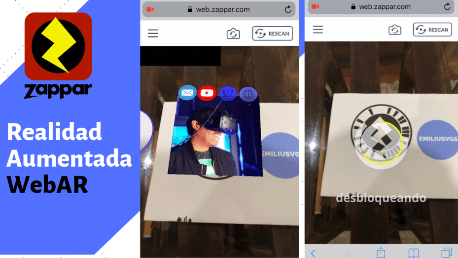 zappar webar emiliusvgs