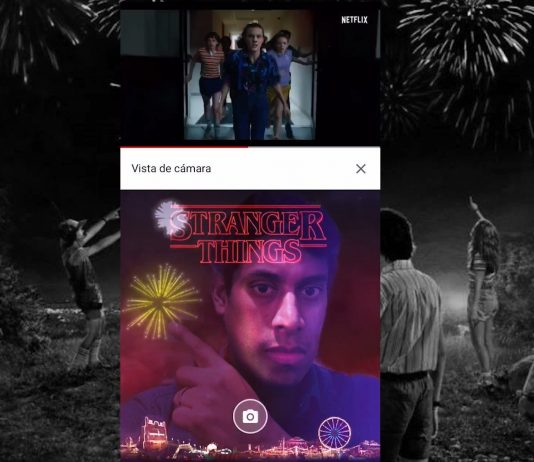 Stranger Things 3 Realidad Aumentada en Youtube