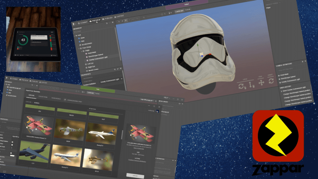 Zapworks 6 Tutorial – Face tracking, World tracking