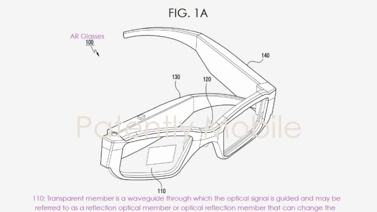 Samsung se saca de la manga una patente para unas gafas de realidad  aumentada plegables