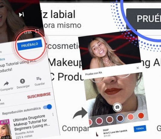 Maquillaje con Realidad Aumentada Mac Cosmetics