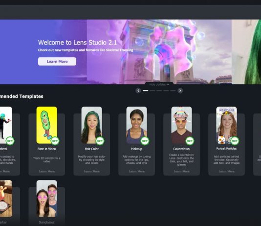 lens studio snapchat landmarker