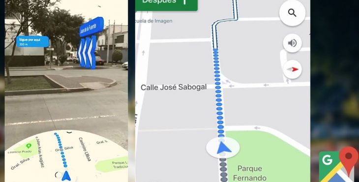 google maps realidad aumentada
