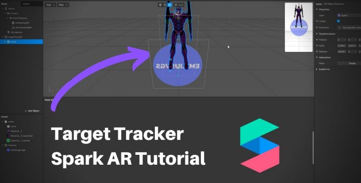 spark AR target tracker