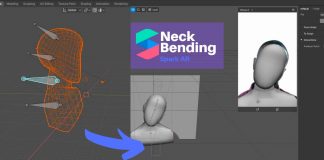 spark AR neck bending emiliusvgs