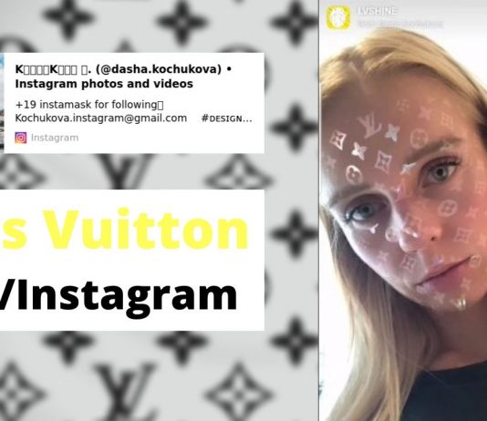 Louis Vuitton instagram filter