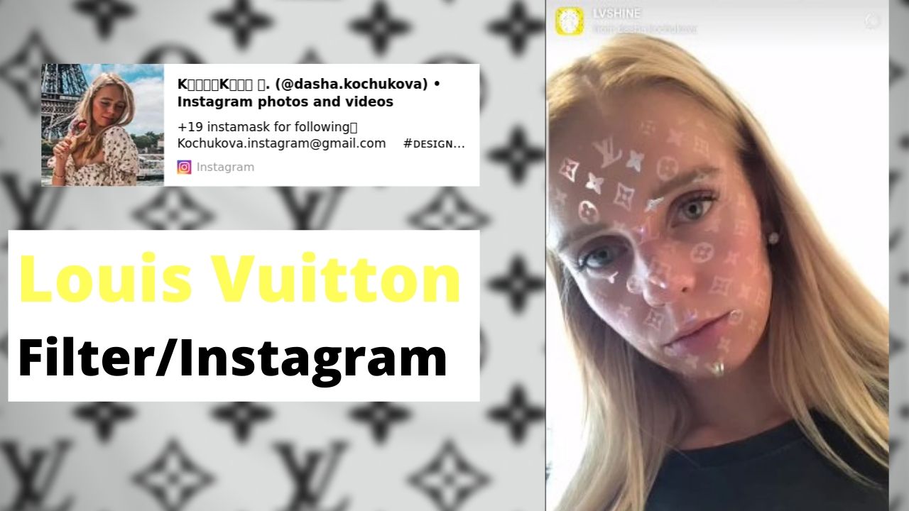 How to get the LV filter on Instagram story  YouTube