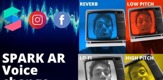 spark AR change voice realidad aumentada