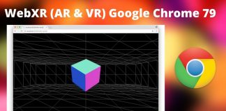 chrome beta webXR