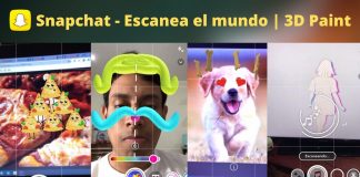 snapchat 3d paint scan world