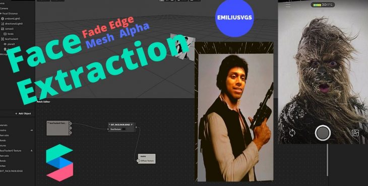 Face mesh spark AR augmented reality