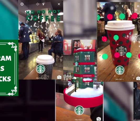 filtro starbucks instagram navidad