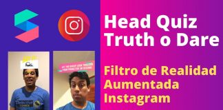 head quiz realidad aumentada instagram