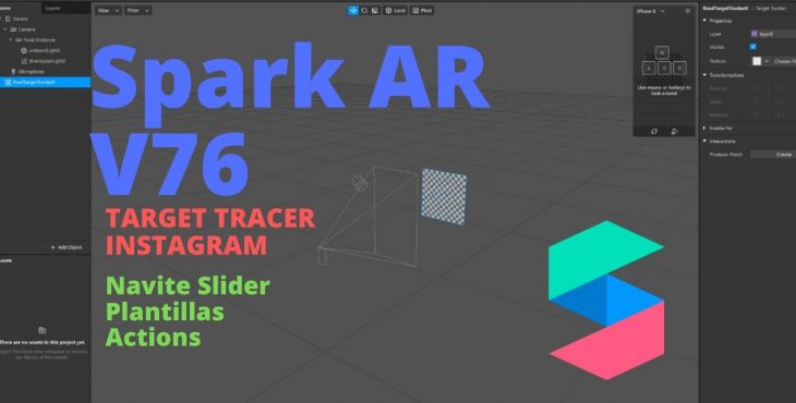 spark ar v76 instagram target tracker