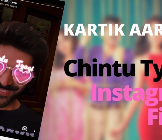 Kartik Aaryan instagram filter