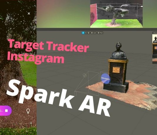 display land fotogrametria spark AR realidad aumentada