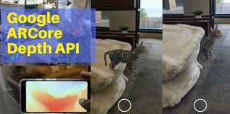 google arcore depth api