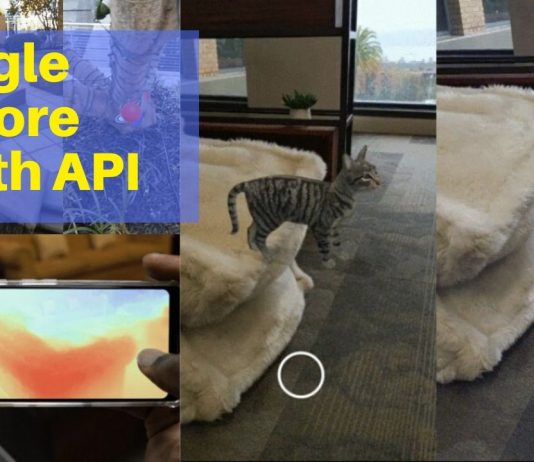google arcore depth api