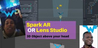 3d object spark AR lens studio
