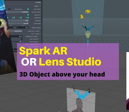 3d object spark AR lens studio
