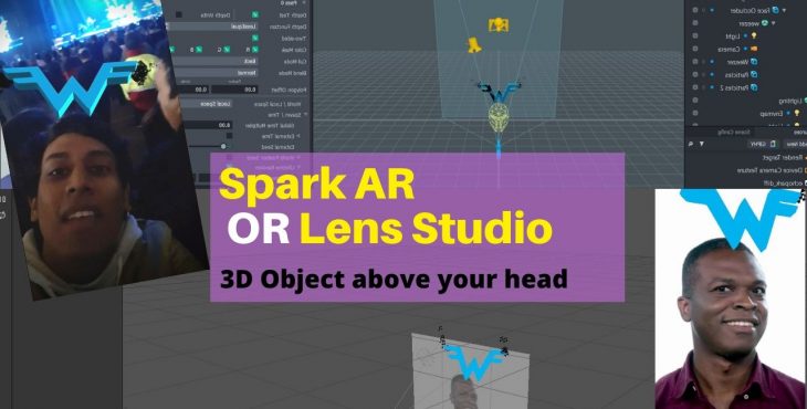 3d object spark AR lens studio