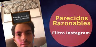 parecidos razonables filtro instagram