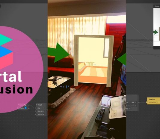 Portal oclusion tutorial spark AR