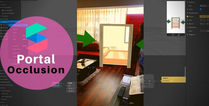 Portal oclusion tutorial spark AR