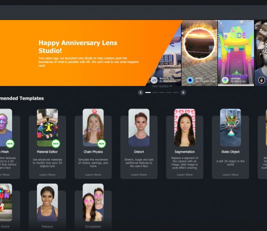 Snapchat Lens Studio se actualiza para competir Spark AR snapchat lens studio face mesh