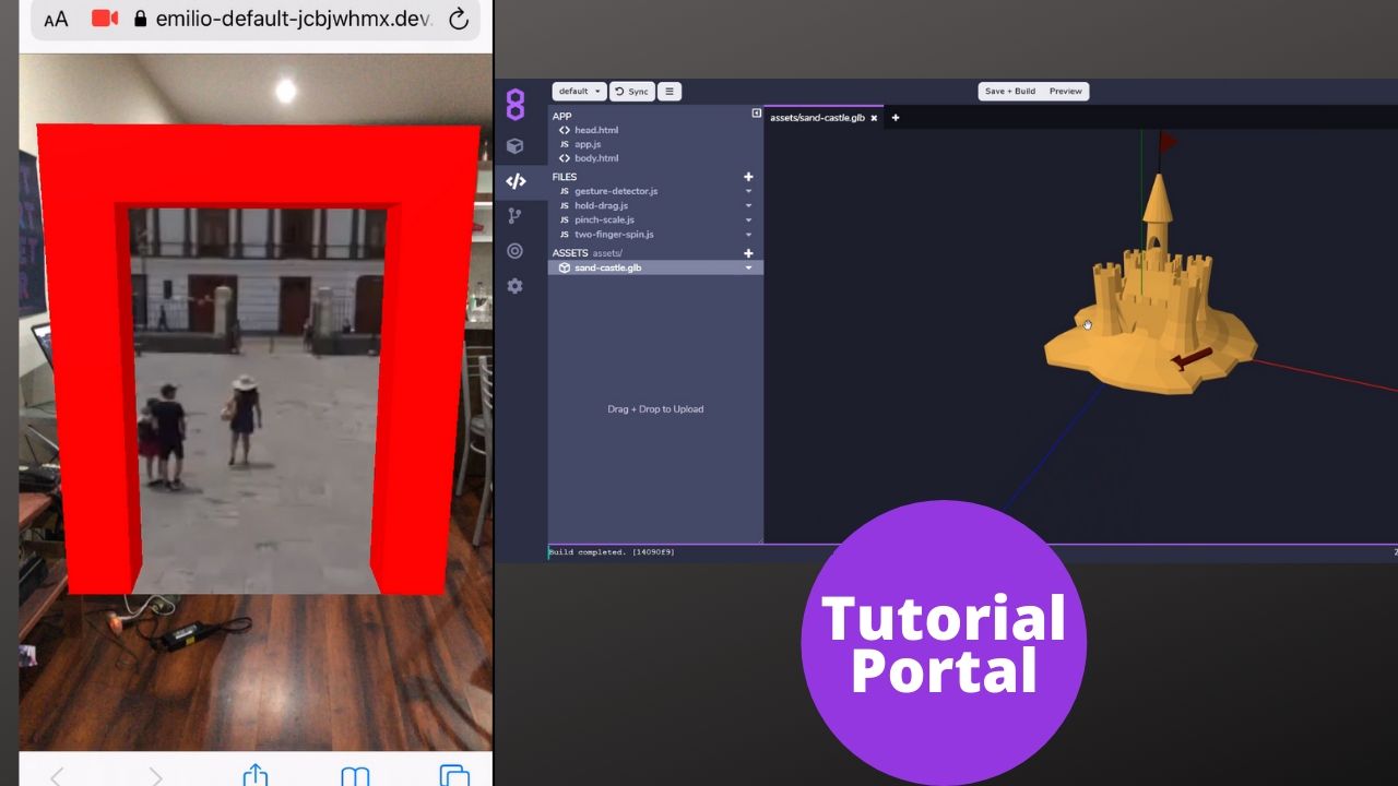 8th Wall – Tutorial Portal 3D – Modo Agencia