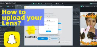 como subir tu filtro snapchat lens studio