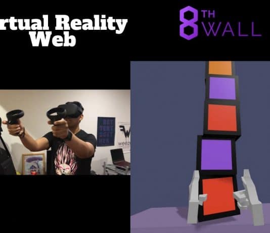 8th wall Virtual Reality Power | WebVR Template