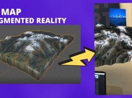 3D map Blender GIS Spark AR
