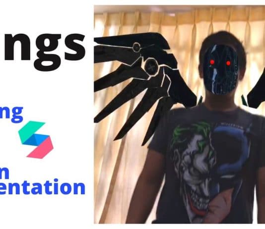 spark ar wings realidad aumentada